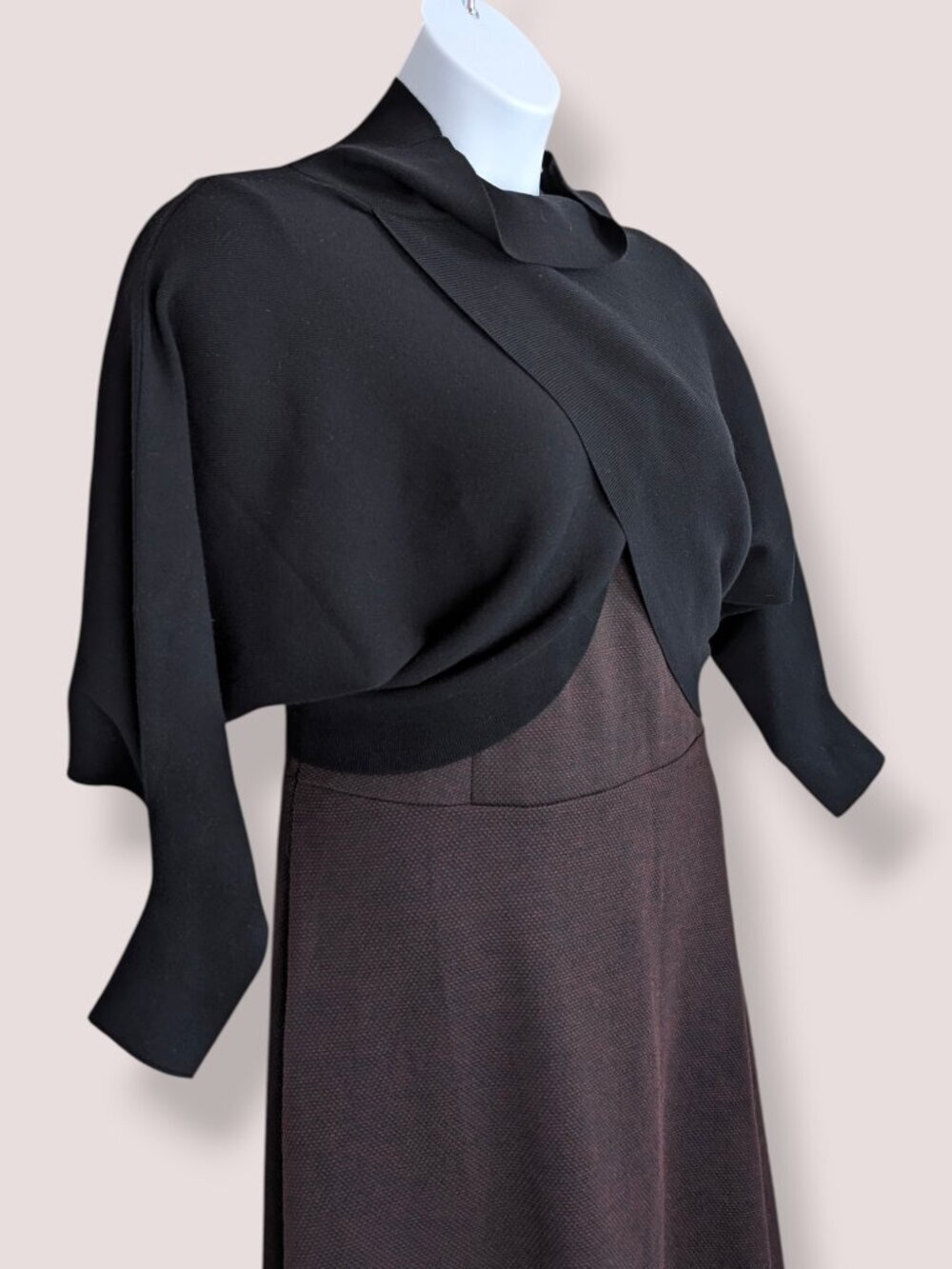 Vicolo Italian Black Knit Shrug